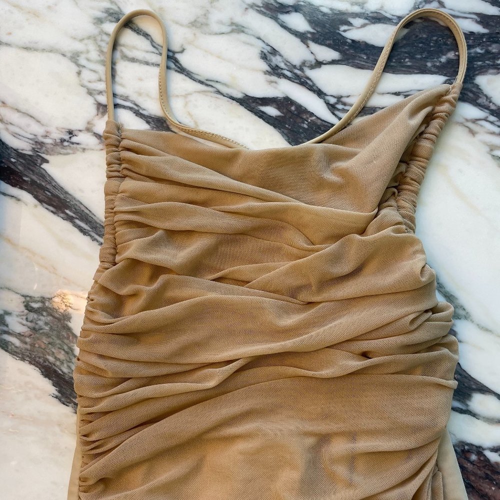 NWT Simple Thread LA Nude Bodysuit Size S